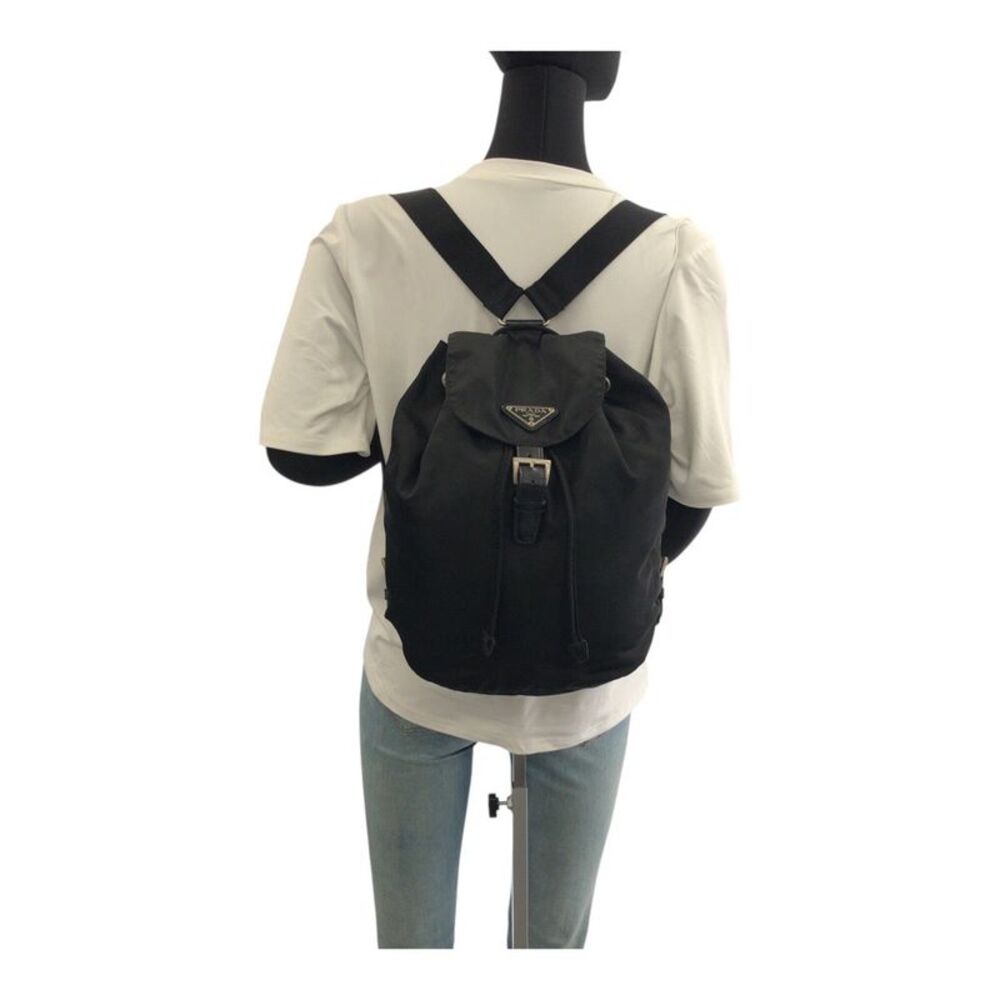 Prada Nylon Tessuto Logo Backpack - image 8